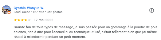 avis google massage gommage udvartana 2022